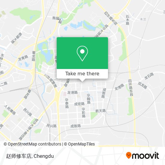 赵师修车店 map