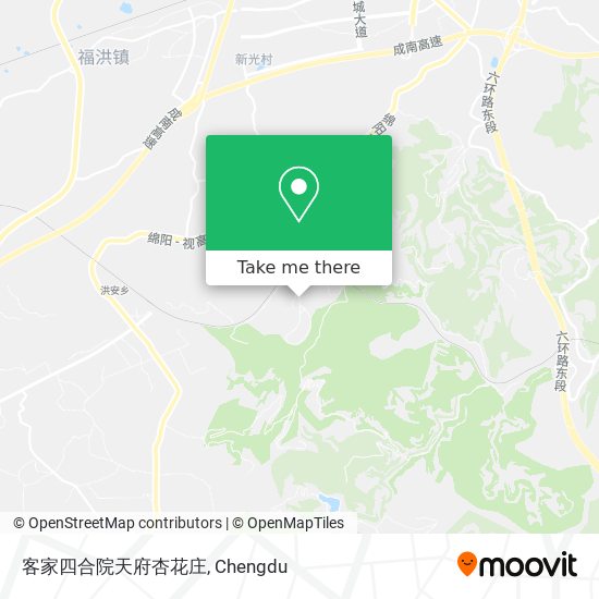 客家四合院天府杏花庄 map