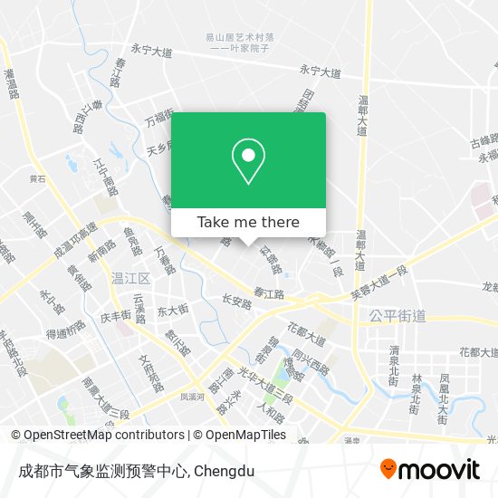 成都市气象监测预警中心 map