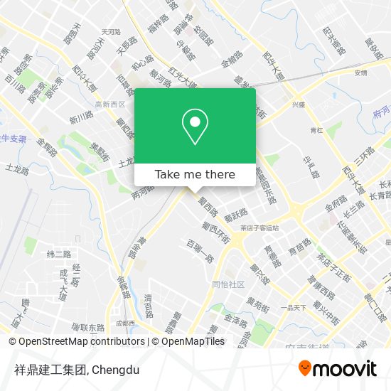 祥鼎建工集团 map