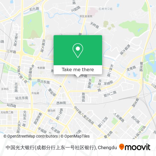 中国光大银行(成都分行上东一号社区银行) map