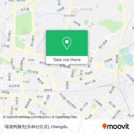 嘎嘎鸭脑壳(东林社区店) map