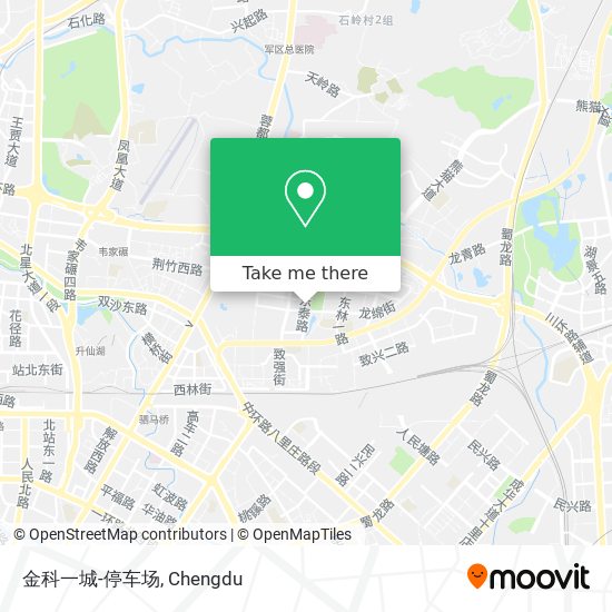 金科一城-停车场 map