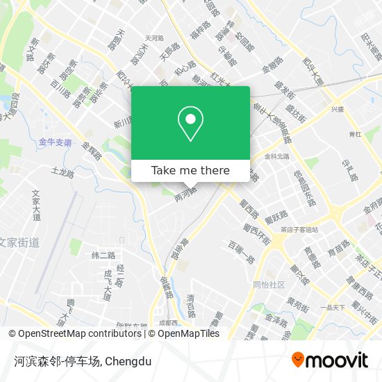 河滨森邻-停车场 map