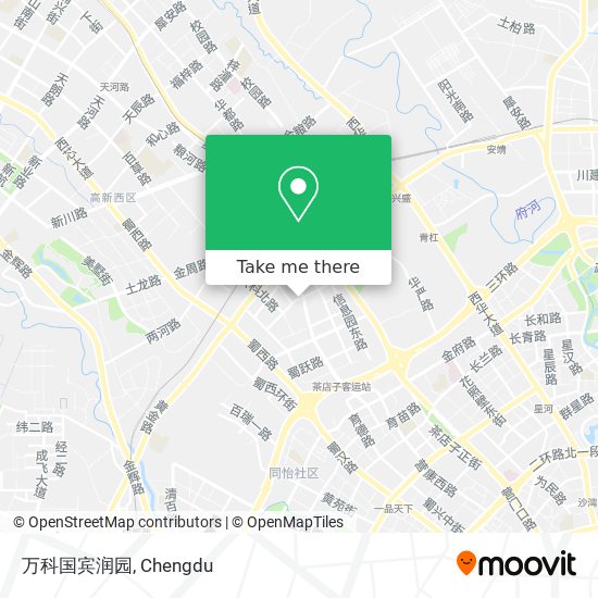 万科国宾润园 map