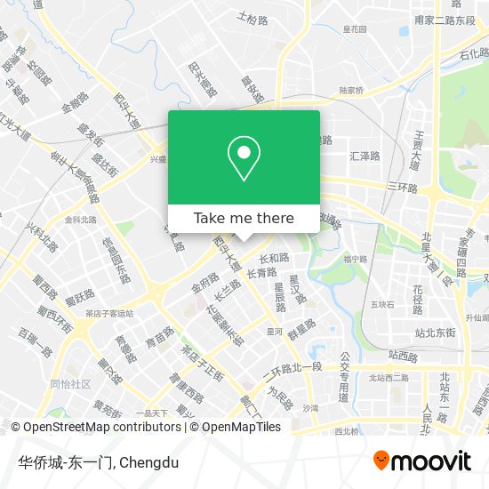 华侨城-东一门 map