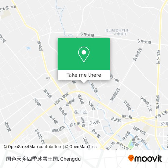 国色天乡四季冰雪王国 map