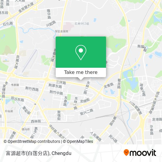 富源超市(白莲分店) map
