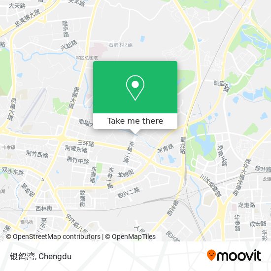 银鸽湾 map