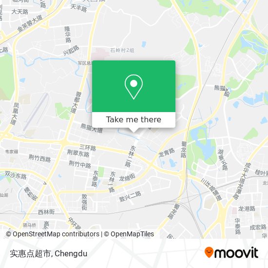 实惠点超市 map