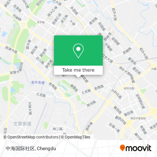 中海国际社区 map