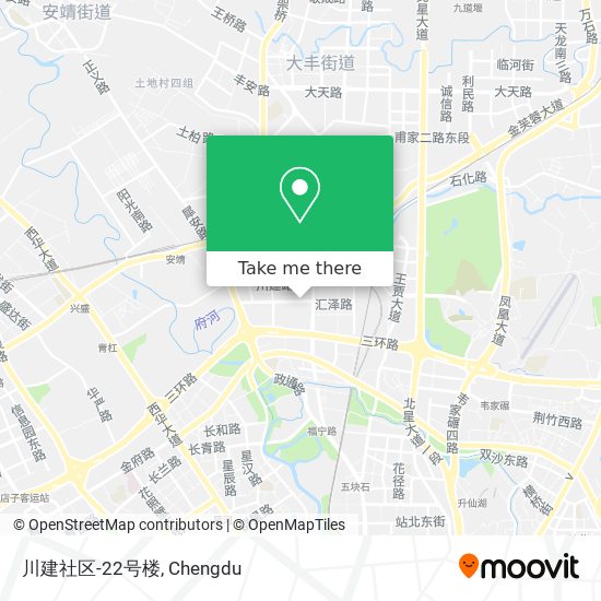 川建社区-22号楼 map