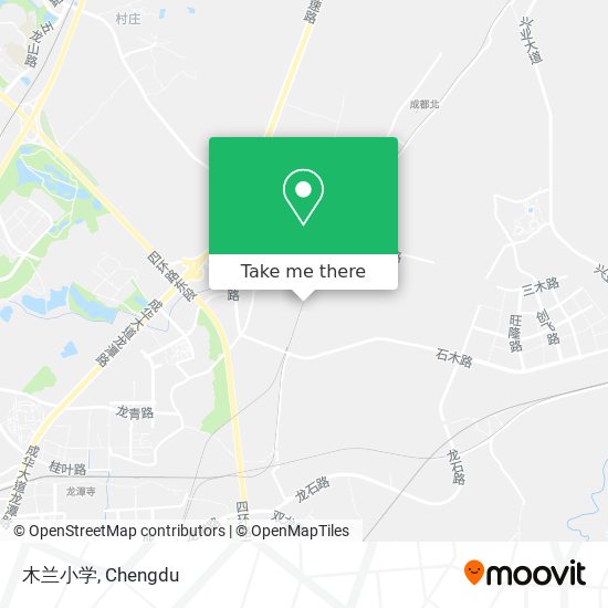 木兰小学 map