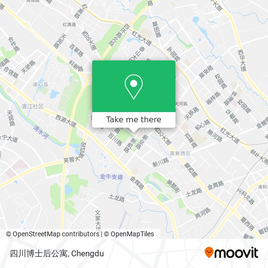 四川博士后公寓 map