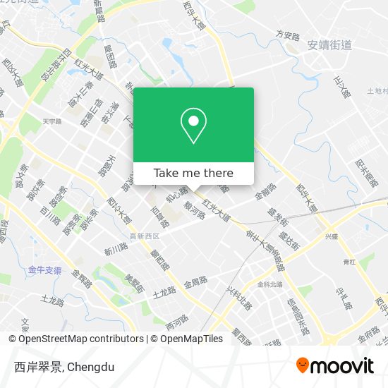 西岸翠景 map