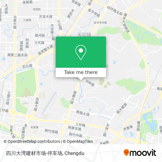 四川大湾建材市场-停车场 map