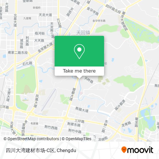 四川大湾建材市场-C区 map