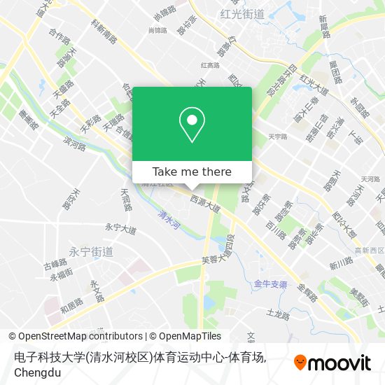 电子科技大学(清水河校区)体育运动中心-体育场 map