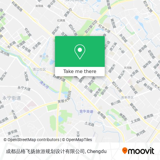 成都品格飞扬旅游规划设计有限公司 map