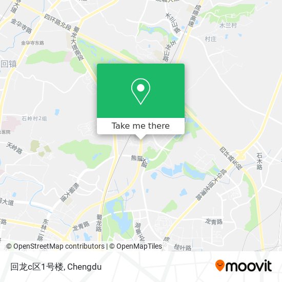 回龙c区1号楼 map