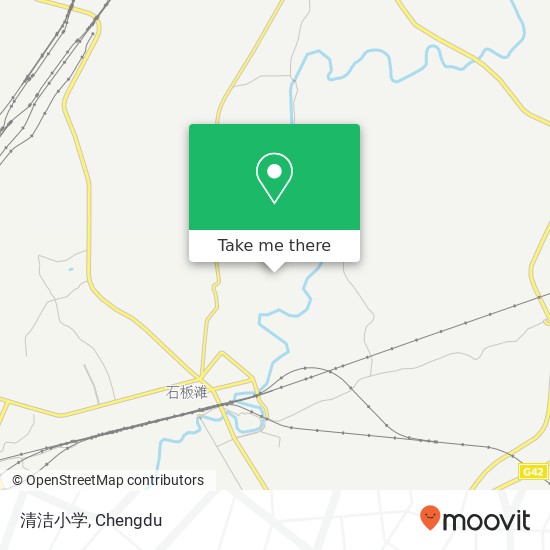 清洁小学 map