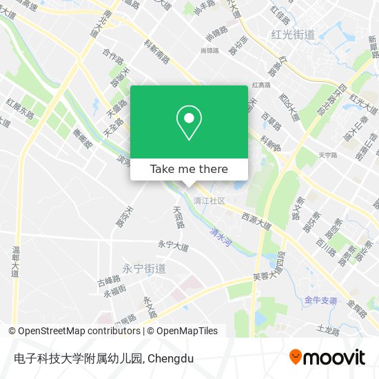 电子科技大学附属幼儿园 map