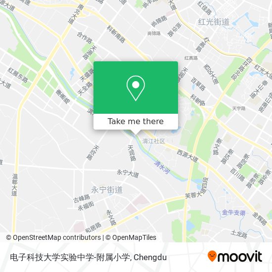 电子科技大学实验中学-附属小学 map