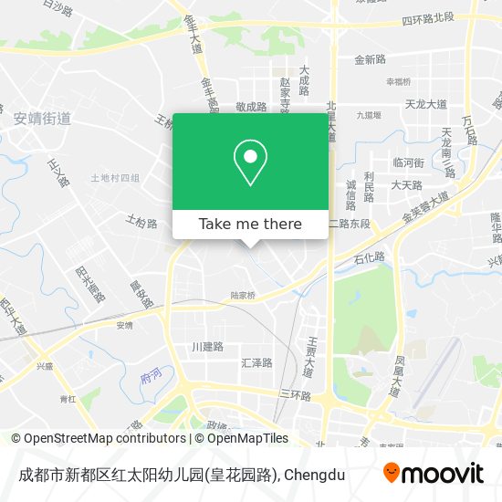 成都市新都区红太阳幼儿园(皇花园路) map