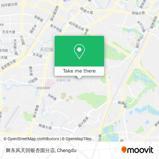 舞东风天回银杏圆分店 map