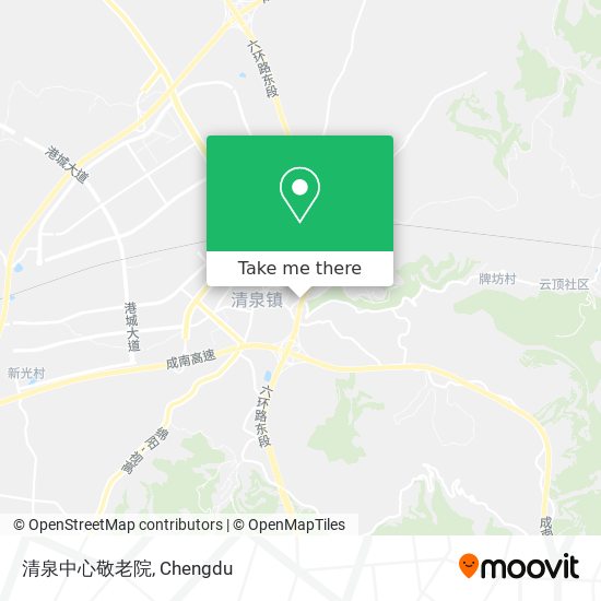 清泉中心敬老院 map
