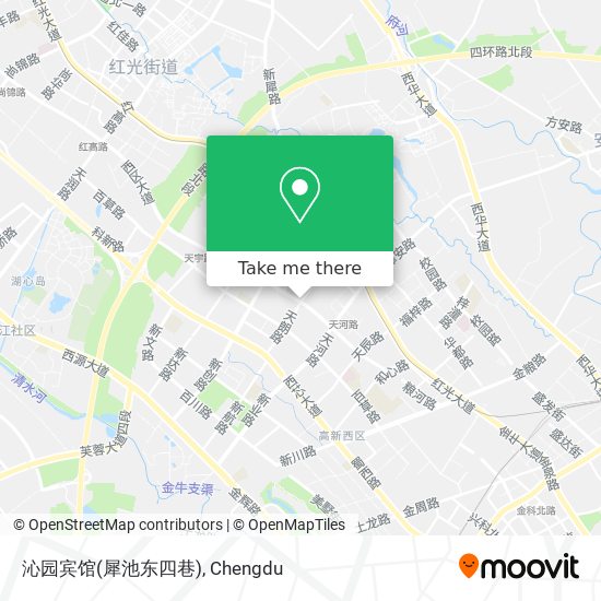 沁园宾馆(犀池东四巷) map