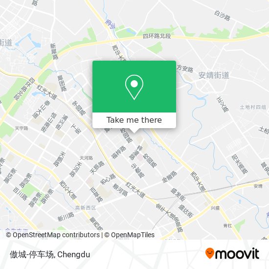 傲城-停车场 map