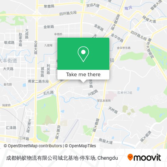 成都蚂蚁物流有限公司城北基地-停车场 map