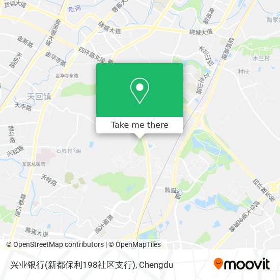 兴业银行(新都保利198社区支行) map
