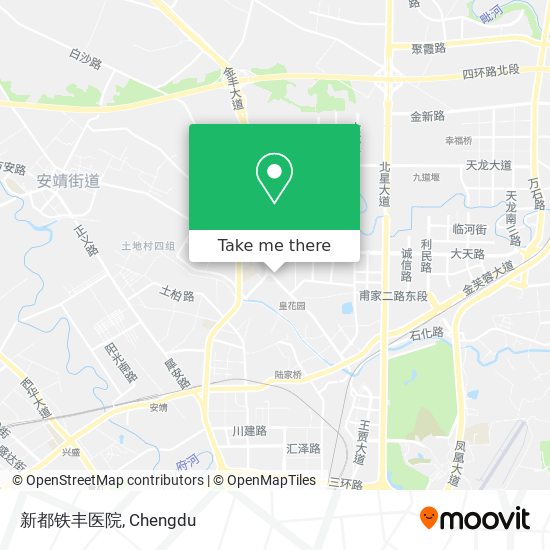 新都铁丰医院 map