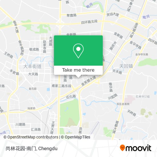 尚林花园-南门 map