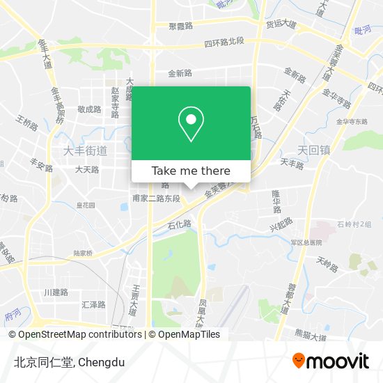 北京同仁堂 map