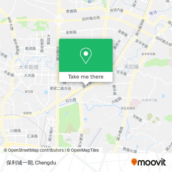 保利城一期 map