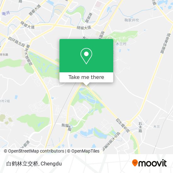 白鹤林立交桥 map