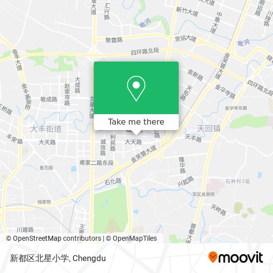 新都区北星小学 map