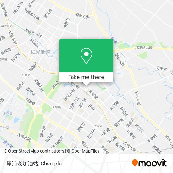 犀浦老加油站 map