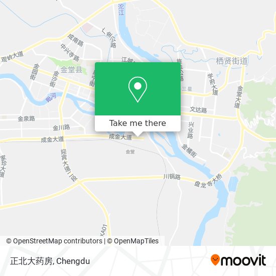 正北大药房 map