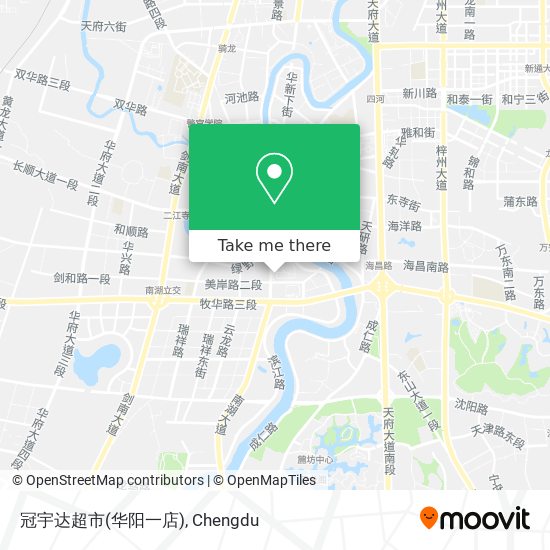 冠宇达超市(华阳一店) map