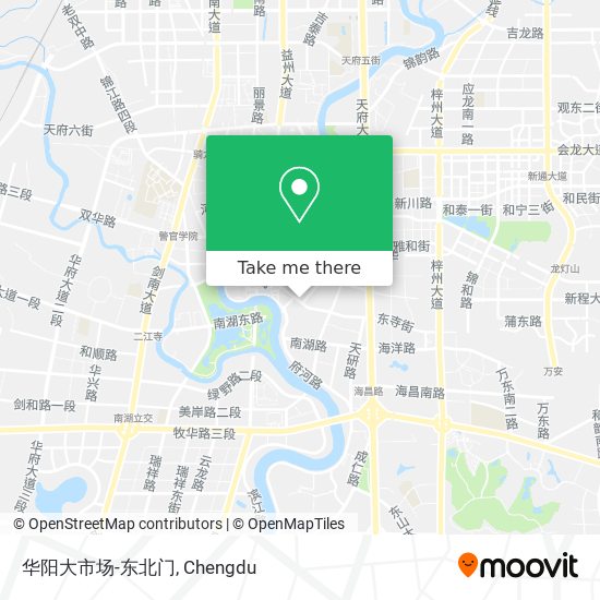 华阳大市场-东北门 map