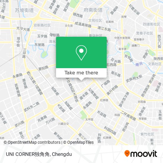 UNI CORNER独角角 map