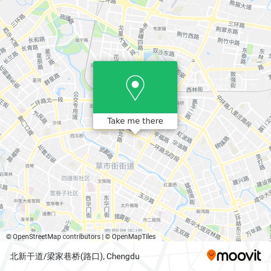 北新干道/梁家巷桥(路口) map