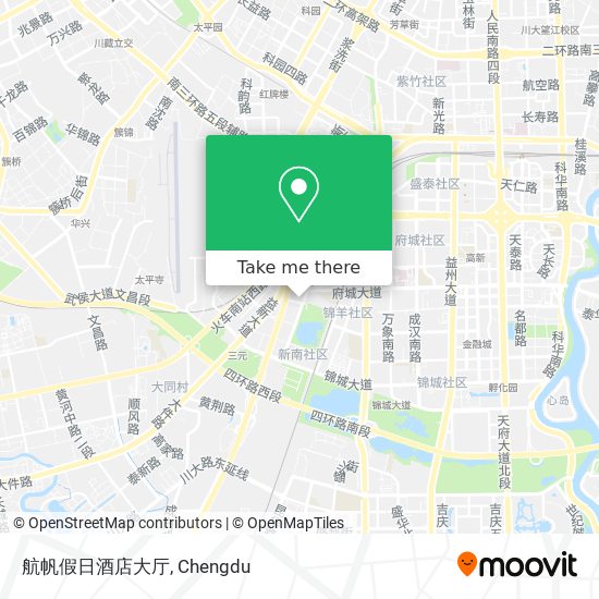 航帆假日酒店大厅 map