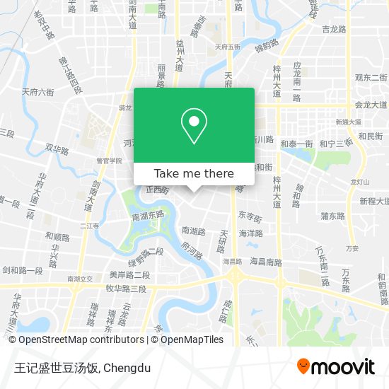 王记盛世豆汤饭 map