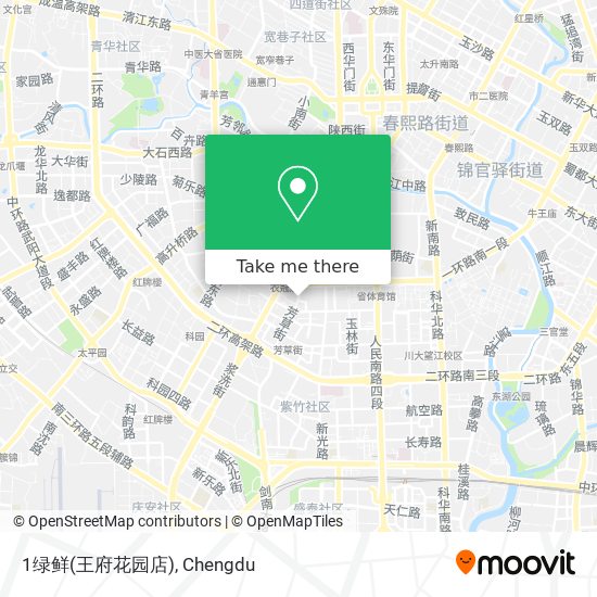 1绿鲜(王府花园店) map
