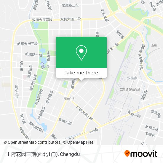 王府花园三期(西北1门) map